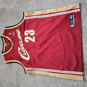Y2K Vintage Reebok LeBron James Cleveland Cavaliers jersey 2XL